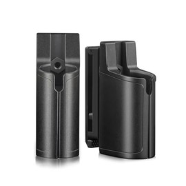 ULTRAFIRE Flashlight Holder for Duty Belt 2 Pack, Tactical Rotatable MOLLE Torch Holster Fits 1.06" - 1.18" Diameter Flashlights, Belt Clip Tactical Torch Carry Case for Police, Law Enforcement W65