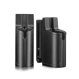 ULTRAFIRE Flashlight Holder for Duty Belt 2 Pack, Tactical Rotatable MOLLE Torch Holster Fits 1.06" - 1.18" Diameter Flashlights, Belt Clip Tactical Torch Carry Case for Police, Law Enforcement W65