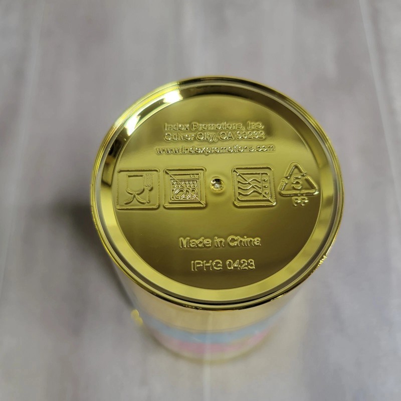 7-11 Limited Edition 7-11 Chrome Silver & Gold Plastic Slurpee