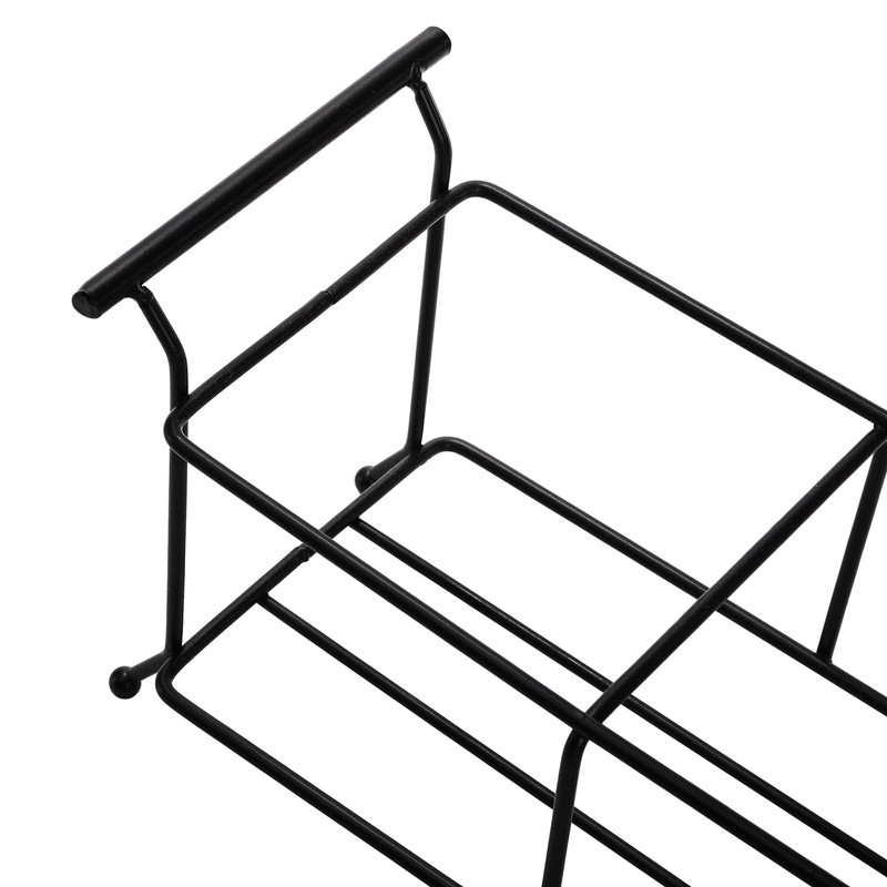 Bekith 3-Piece Ceramic Flatware Caddy with Metal Rack, Utensil Holder