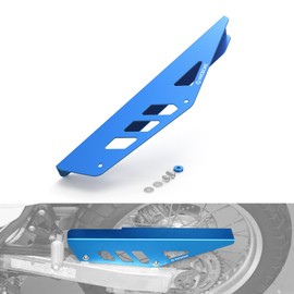 NICECNC Blue Chain Guard Protector Aluminum CNC Compatible with DR650S 1996-2024, DR650SE 1996-2019