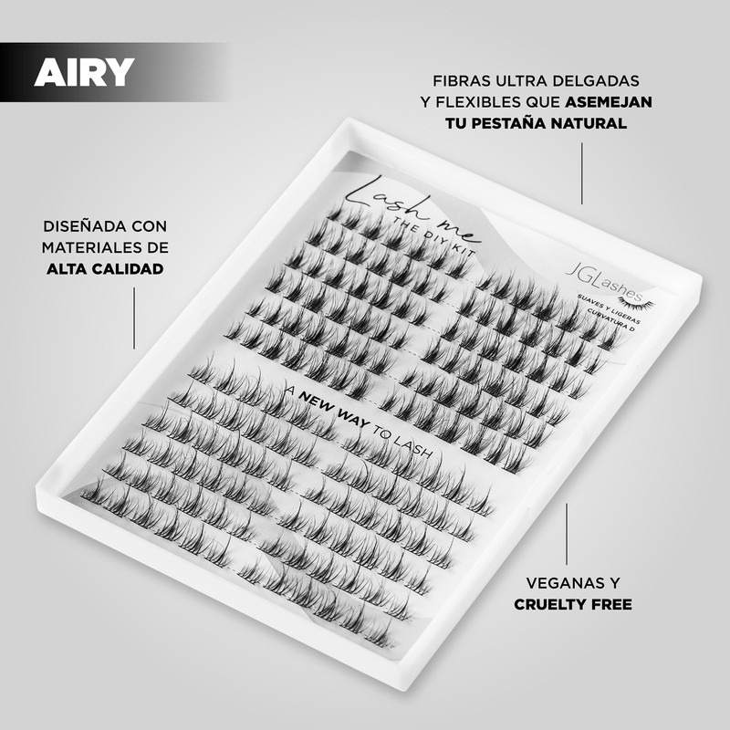 JGLashes - Extensiones de pestañas en racimo DIY Cluster lash
