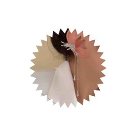 Yheakne Boho Butterfly Ear Cuff Earrings Silver Butterfly Clip On Earrings Vintage Liquid Butterfly Earrings Butterfly Wing Tassel Chain Earrings Jewelry for Women and Girls(Right)