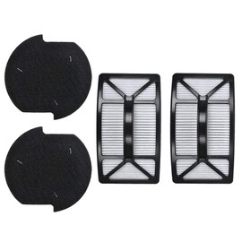 KEEPOW Filter Replacement Kit Compatible with Bissell Powerlifter PowerTrak Pet Vacuum, 2 Pre Motor Filters 1604127 and 2 Post Motor Pleated Filters 1604130