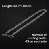 Nordic Pocket Saw Double Sided Chain - 32" Sawchain for