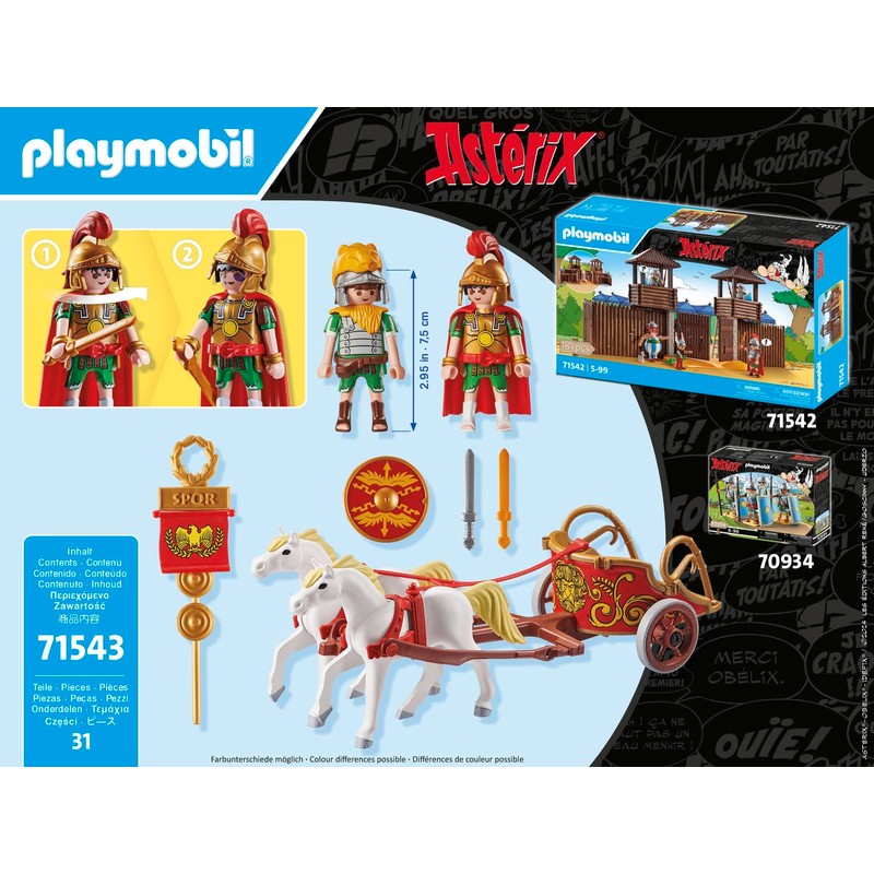 Playmobil 71543 Astérix: cuadriga Romana