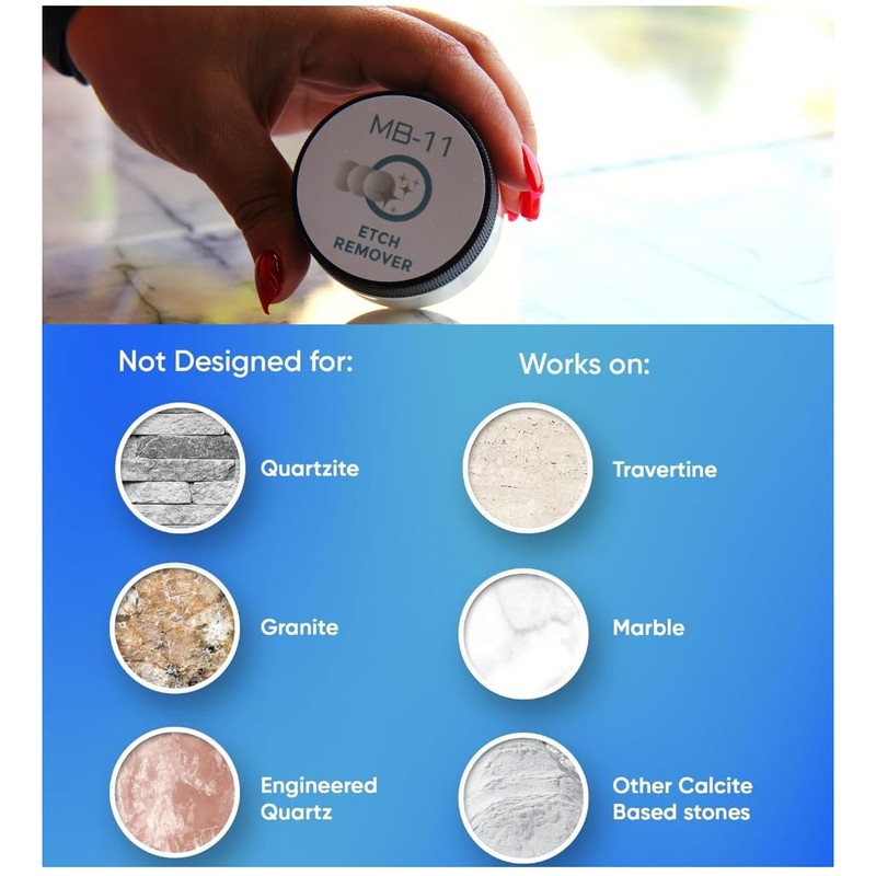 MB Stone Care Marble Repair Kit MB-5 Multi-Surface Cleaner, Finito