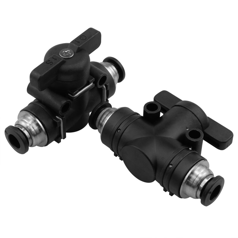 FINBe 6mm Push-in Ball Valve 1/4” x 1/4” OD Union