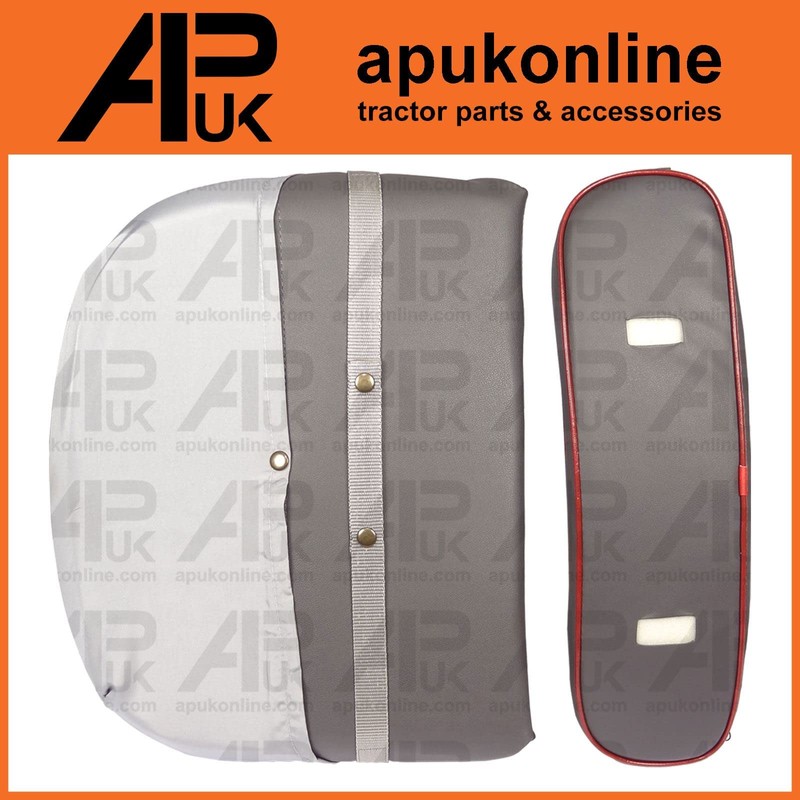 APUK Seat Cushion Grey with MF Logo Replacement for Massey