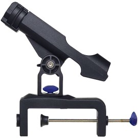 Fishing Rod Holders for Boat 360 Degree Adjustable Fishing Pole Holder with Large Clamp Folding Rod Racks Holder