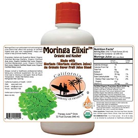 Moringa Elixir a 32 oz Organic Juice Blend from CAOH
