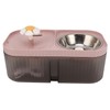 Cat Water Fountain Food Bowl High Capacity Quiet 2 In