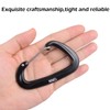 TRIWONDER 12KN 25KN Aluminium Wire Gate Carabiners for Hammock -
