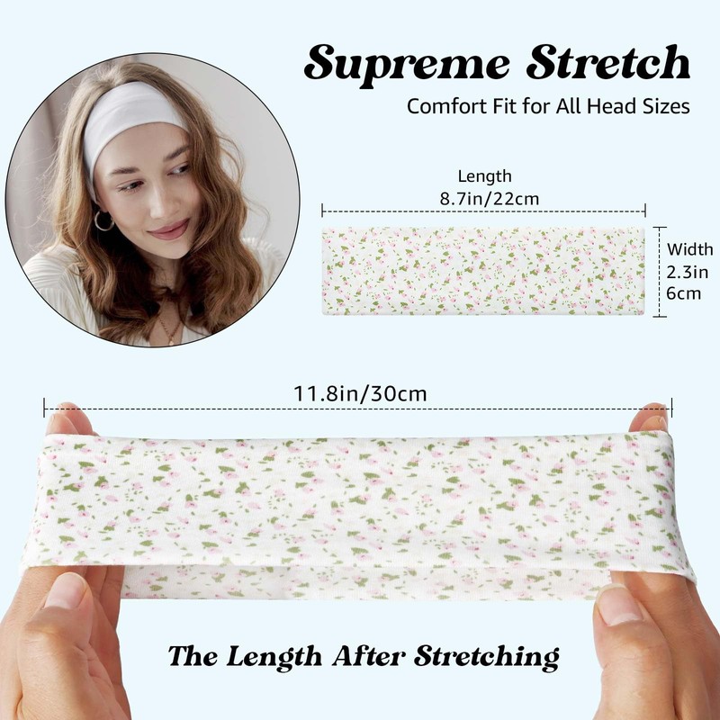 AWUMBUK 8 Pcs Headbands for Women's Hair, Fashion Hair Bands