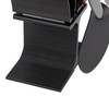 Heat Powered Stove Fan Self Starting Heat Resistant Aluminum Alloy