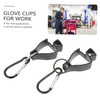DOITOOL 6pcs Glove Clips for Work Outdoor Glove Holder Convenient