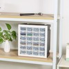 Gonice Craft Cabinet Storage, Hardware Storage Organizer, 24 Drawer Plastic