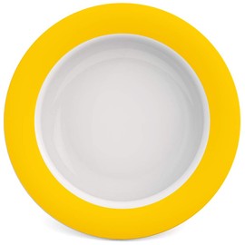 Ornamin Bowl with Sloped Base Ø 15 cm Yellow (Model 903) / eating aid, melamine, non-slip bowl, food bumper