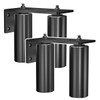 JUGREAT 2 Pack Heavy Duty Slide Gate Guide Roller 6"Black