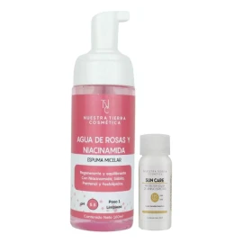 Nuestra Tierra Cosmética Espuma Micelar Agua De Rosas Y Niacinamida Limpia/regenera