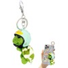 Rosojodg Green Turtle Keychain, Cute Turtle with Hat, Plush Keychain,