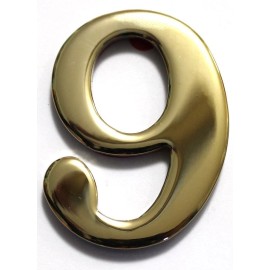 Better Box Mailboxes 2" Brass Numbers Better Box Mailboxes Brass Mail Box Numbers 2 Inch Brass Number - 6 and 9