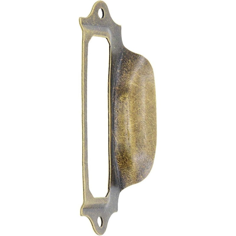 RUIAN Antique Drawer Label Pulls Cabinet Frame Handle Name Card