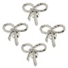FL-WITHYOU 4PCS Bow Drawer Knobs,Zinc Alloy Cabinet Handle with Screws,for