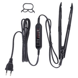 Hair Extensions Tool Even Fast Heating Fusion Temp Control Heat Iron Connector Wand with Bracket EU Plug 220‑240V