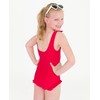 RuffleButts True Red Tie Shoulder One Piece - 4T