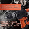 BHTOP Demolition Jack Hammer for Concrete,1-1/4 Inch Hammer Drill with