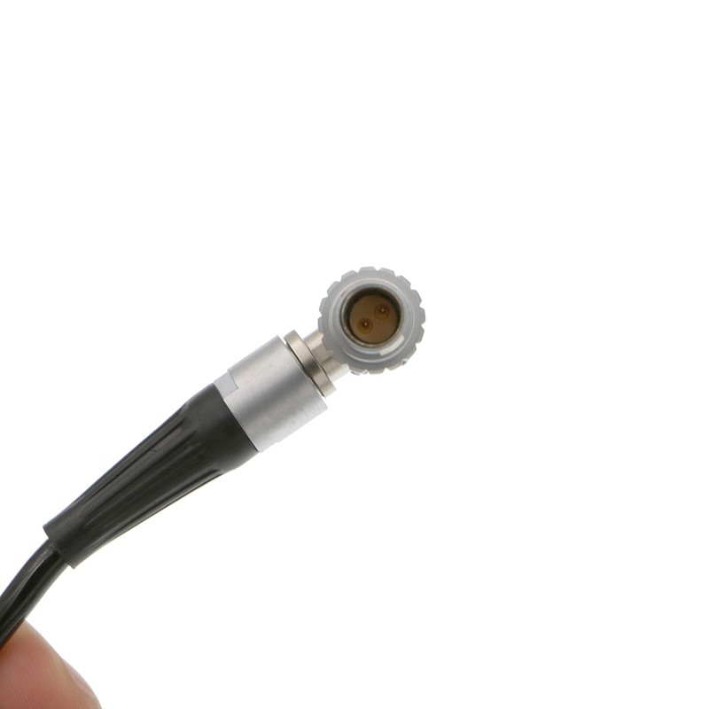 Alvin's Cables 2 Pin Male Right Angle to D-Tap Coiled