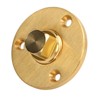 Boat Drain Plug 2 Inch With Brass Plug Oval Marine