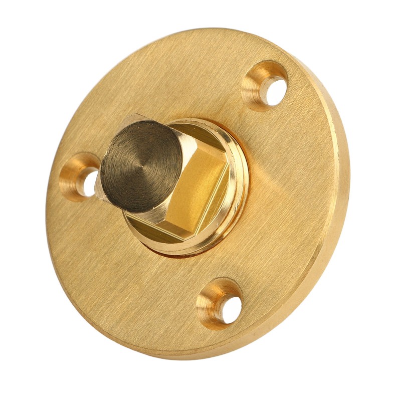 Boat Drain Plug 2 Inch With Brass Plug Oval Marine