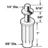Prime-Line MP6700 3/8 In. Nylon Spring-Loaded Top Pivot with 1/4