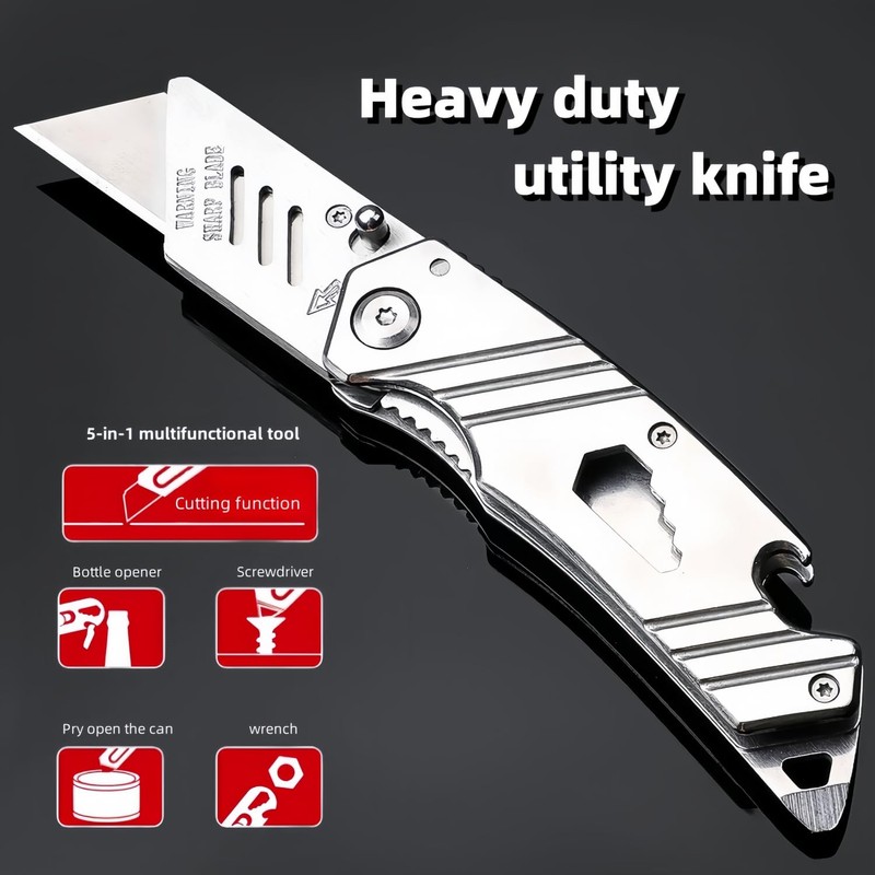 Multitool Utility Pocket Tool Folding Heavy Duty Carpet Cutter with