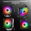 Thermalrlght Assassin X 120R Digital ARGB Black CPU Cooler, 120mm