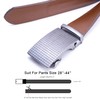 TRUSADOR Men's Ferrara Ratchet Belt Fully Adjustable No Holes Leather