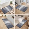 Pauwer 3 Piece Bath Mat Set Bathroom Rugs, Non Slip