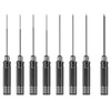 Hexagonal Screwdriver Set, 8 Pieces, RC Tool, Hexagon Socket, Screwdriver,