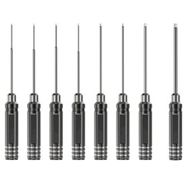 Hexagonal Screwdriver Set, 8 Pieces, RC Tool, Hexagon Socket, Screwdriver, Hand Tool for Model Making, Car, Boat, Quadcopter