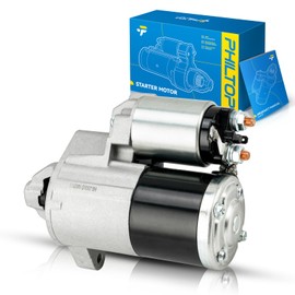 PHILTOP New Starter Motor 17939N Compatible with 2005-2010 Grand Cherokee 3.7L,2006-2010 Commander 3.7L 12V 1.2KW10 Teeth CW 17939,17939N,56044734AA,91273334