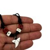 Shark Tooth Necklace, Beach Style, Adjustable, Men's (Brown)