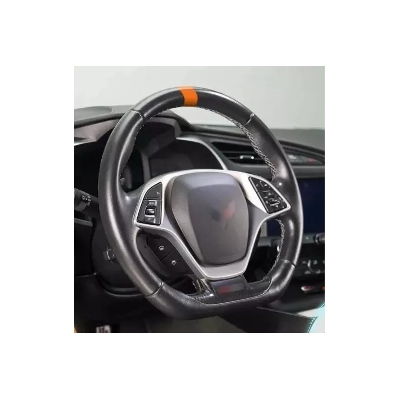 23766 C8 Corvette COMBO/AMPLIFY ORANGE STEERING WHEEL AND TEAM CORVETTE