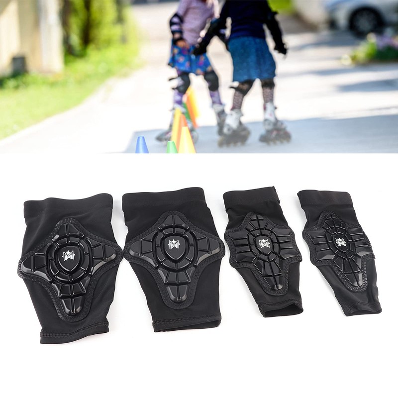 FOLOSAFENAR Breathable knee elbow protection kit for children, practical knee