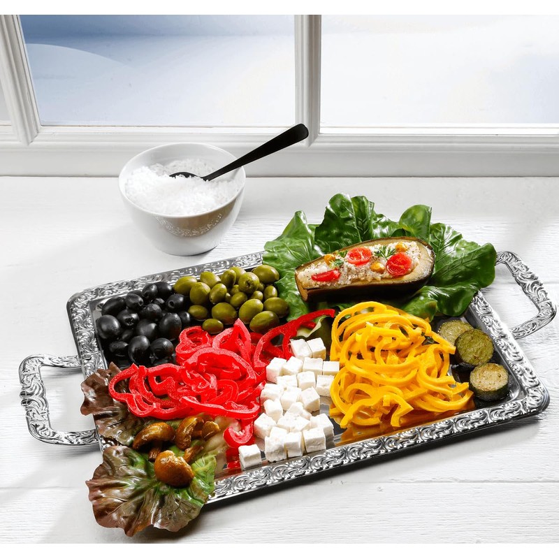 Deco Woerner Decorative Dummy Salad Leaves Set Green Food Dummy
