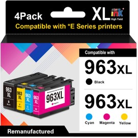 Starink 963XL Remanufactured Printer Cartridges Compatible with HP 963XL Multipack for HP Officejet Pro 9012e 9010 Cartridges 9010e 9012 9014 9014e 9020 9020e 9022 9022e 9025e 9015e 9016e 9016e 9019