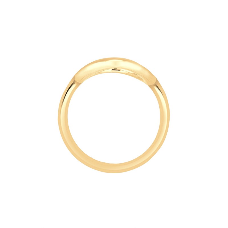 Elli Ring Women Circle Cut Out Statement in 925 Sterling