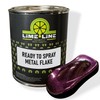 LiME LiNE Purple Metal Flake Automotive Basecoat- No Reducer Needed,