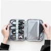 KOMBIUDA Portable Shockproof Hard Drive Case Storage Bag for External